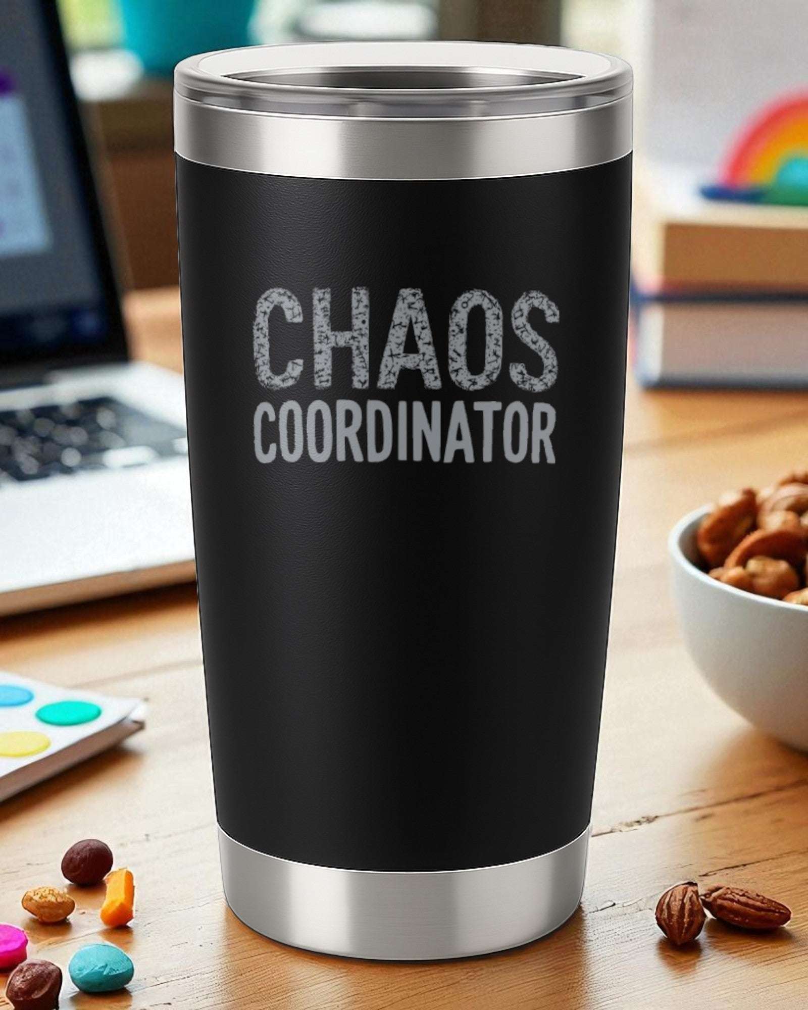 Chaos Coordinator – Boss Life Tumbler Ctrl-Alt-Engrave