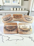 Personalized Family Last Name Cutting Board – Laser Engraved Acacia Wood | Ctrl‑Alt‑Engrave Ctrl-Alt-Engrave