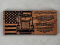 Trucker Prayer Sign - 11"x24" Handcrafted Wood Sign Ctrl-Alt-Engrave