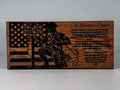 Lineman Prayer Sign - 11"x24" Handcrafted Wood Sign Ctrl-Alt-Engrave