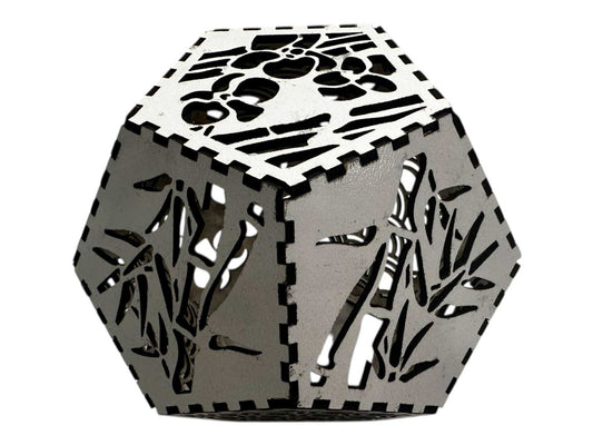 Dodecahedron Tealight Lantern – DIY or Pre-Assembled | Laser-Cut Wooden Shadow Lamp Ctrl-Alt-Engrave