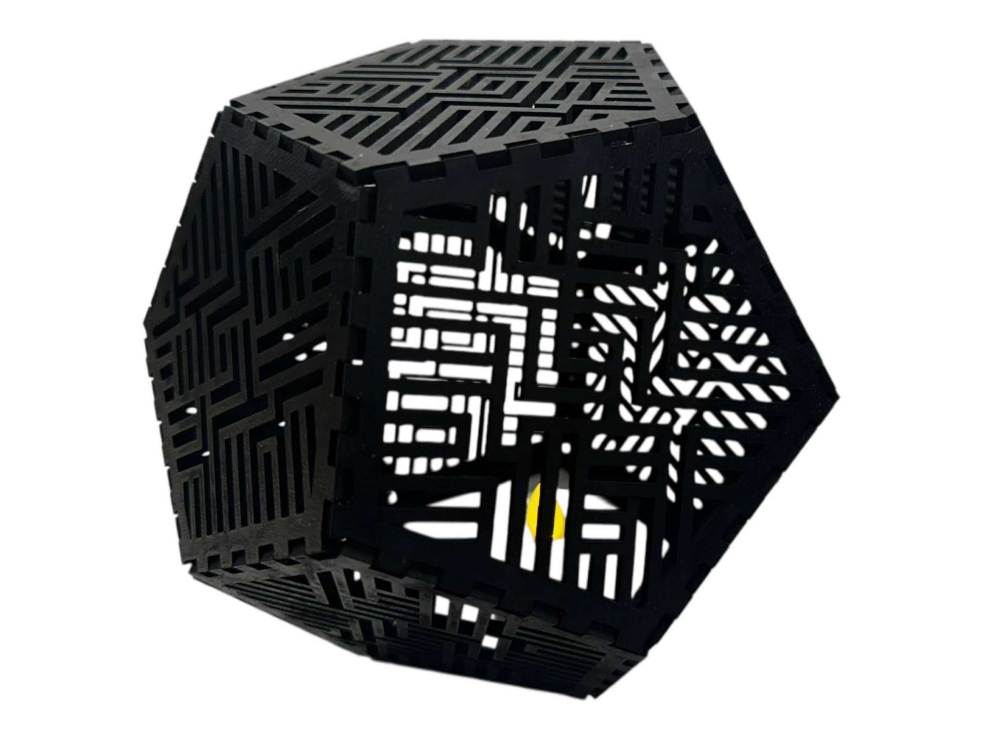 Dodecahedron Tealight Lantern – DIY or Pre-Assembled | Laser-Cut Wooden Shadow Lamp Ctrl-Alt-Engrave