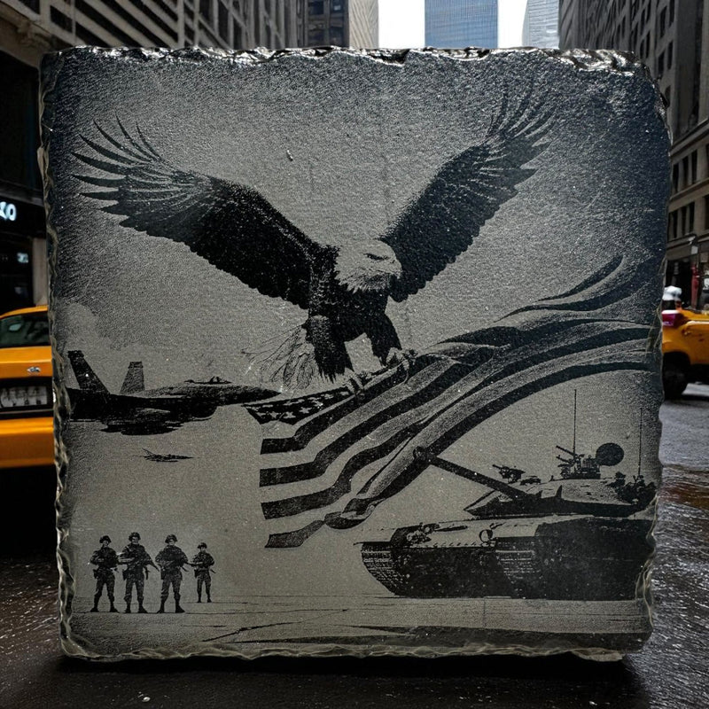 Slate Coaster - Patriotic #6