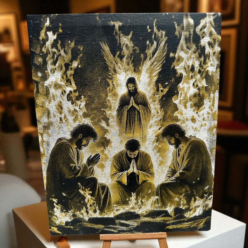 Canvas Art - Faith in the Fire (8x10)