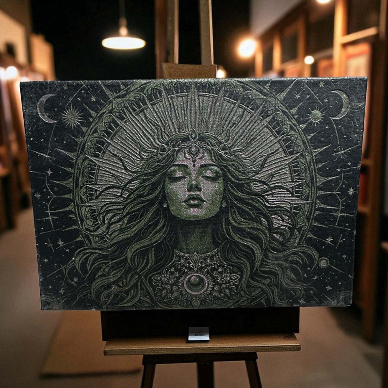 Canvas Art - Mythical Goddess (5x7)