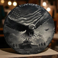 Slate Coaster — Patriotic #3 Ctrl‑Alt‑Engrave