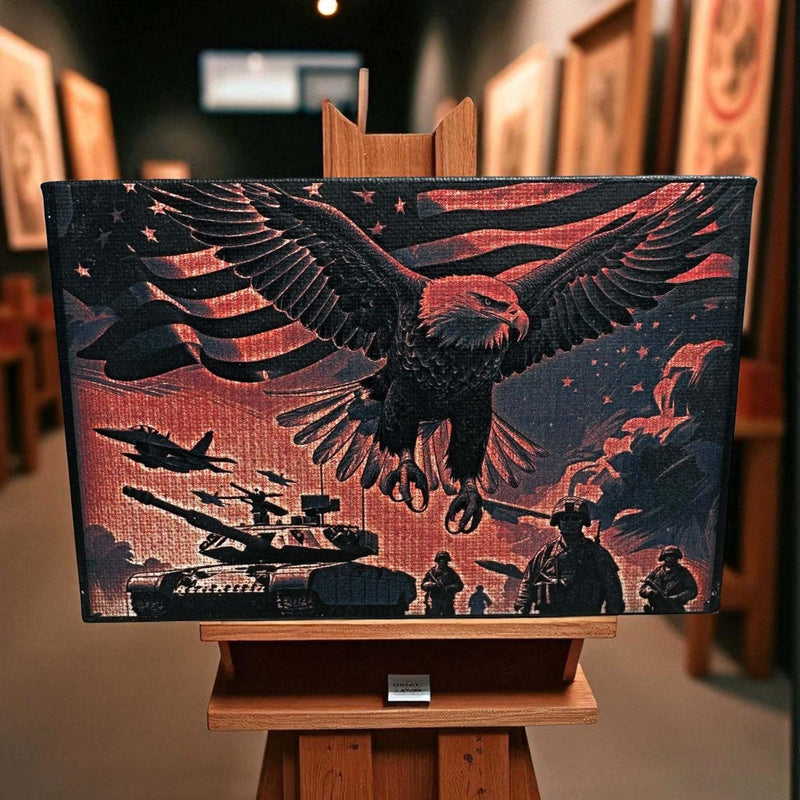 Canvas Art - Military Theme (4x6)