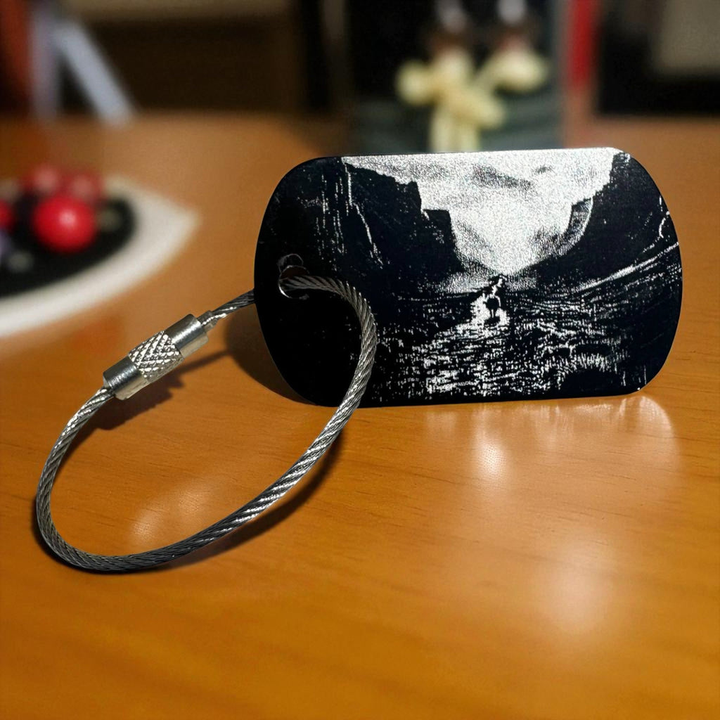 Dog Tag — Even though I walk through the valley Ctrl‑Alt‑Engrave