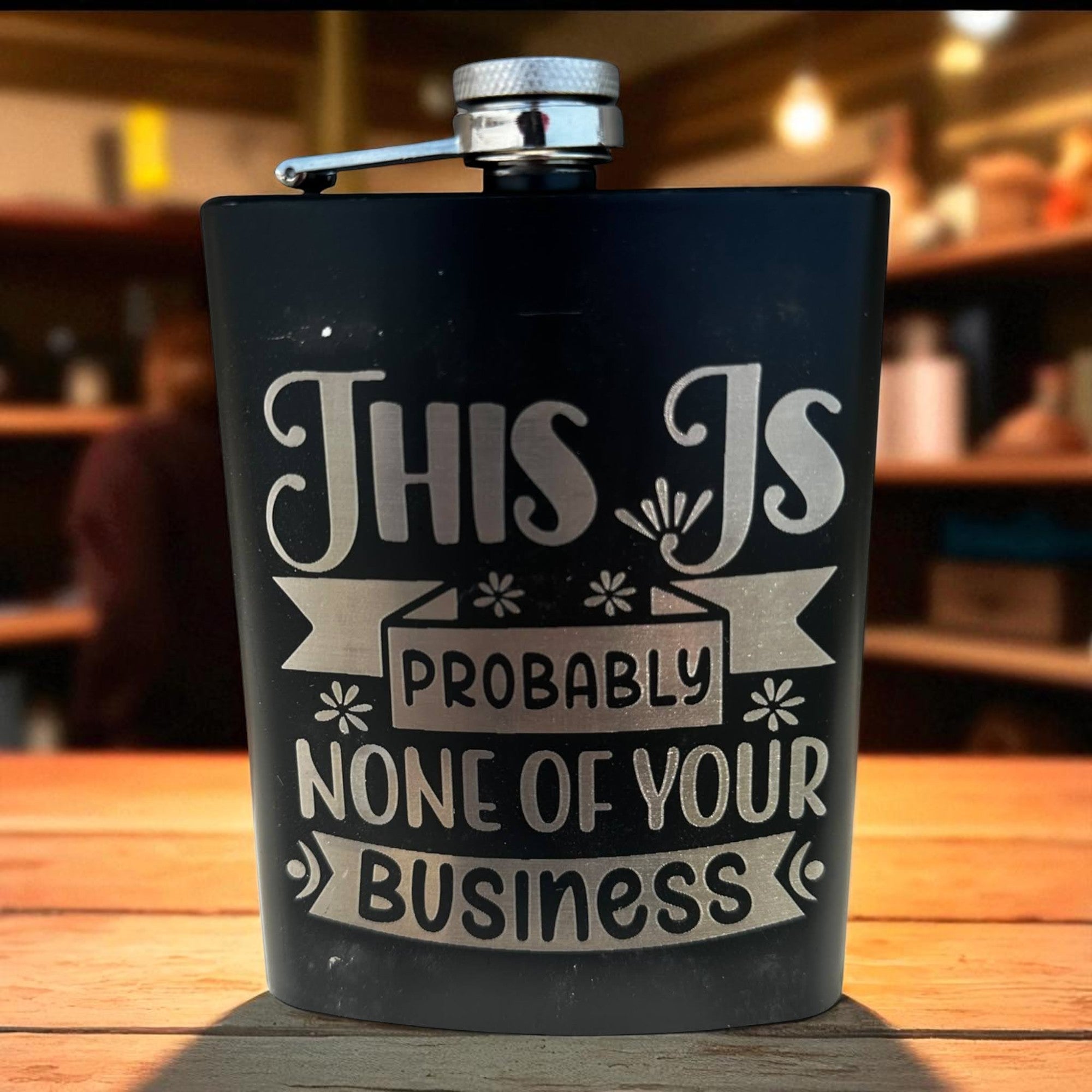 Flask — This is probably none of your business Ctrl‑Alt‑Engrave