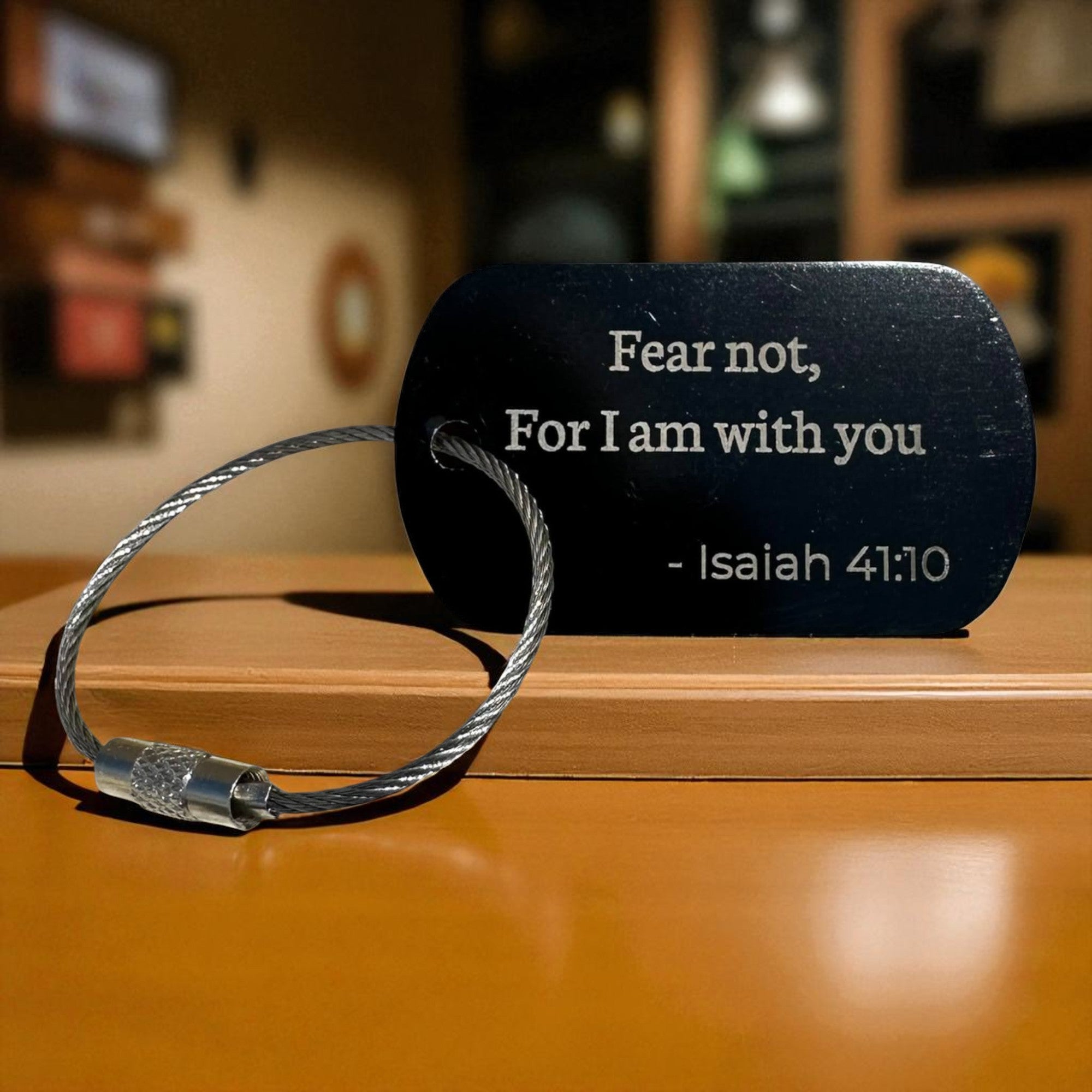 Dog Tag — Fear not, for I am with you Ctrl‑Alt‑Engrave
