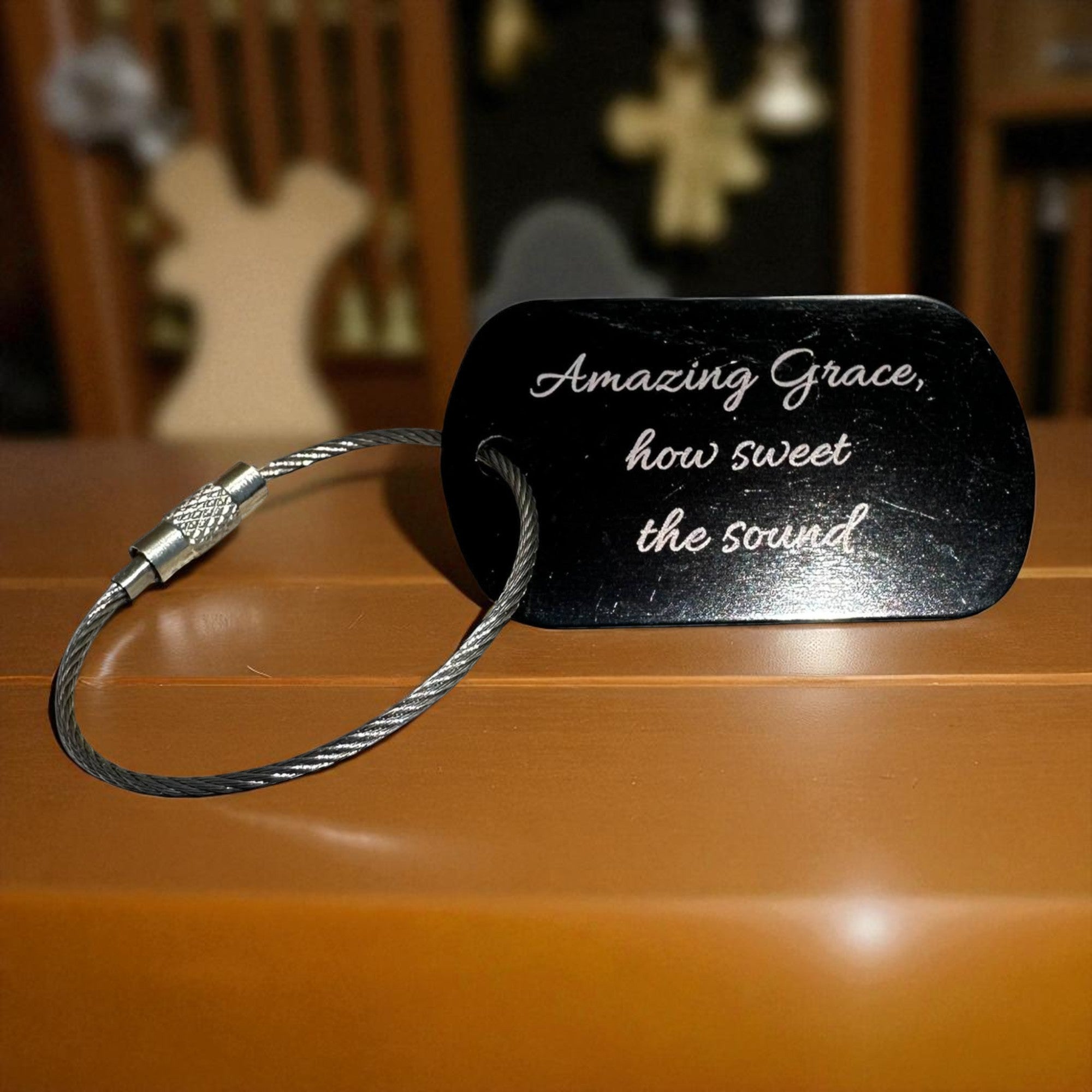 Dog Tag — Amazing Grace, how sweet the sound Ctrl‑Alt‑Engrave