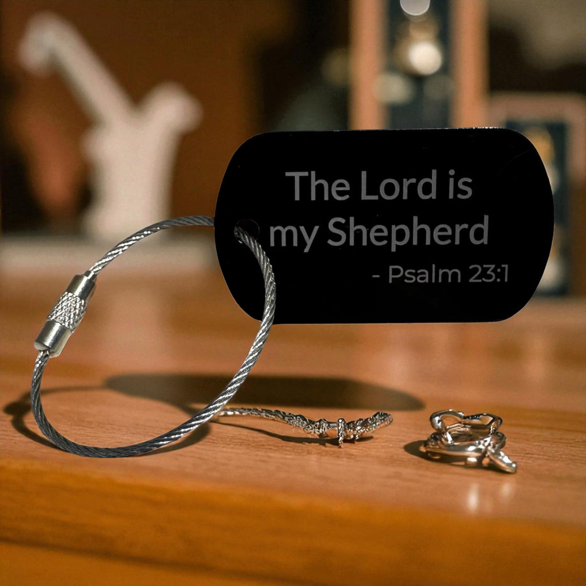 Dog Tag — The Lord is my Shepherd Ctrl‑Alt‑Engrave