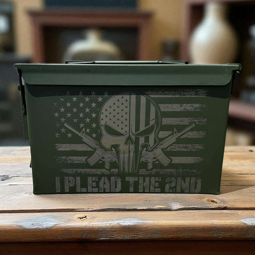 .50 Caliber Ammo Crate — Dual-Sided Engrave Ctrl‑Alt‑Engrave