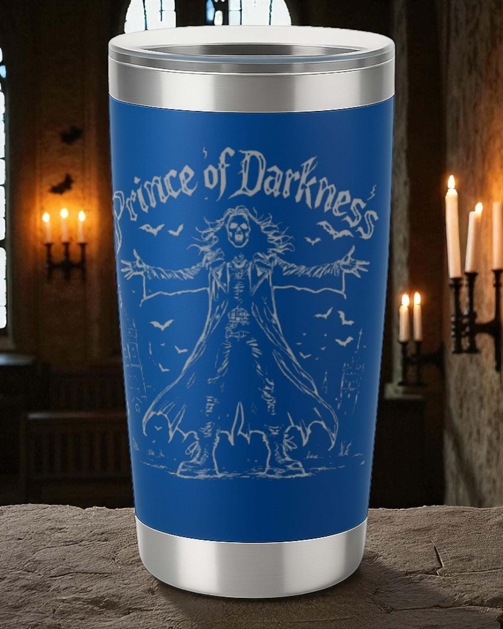 Prince of Darkness – 20oz Engraved Tumbler Ctrl-Alt-Engrave