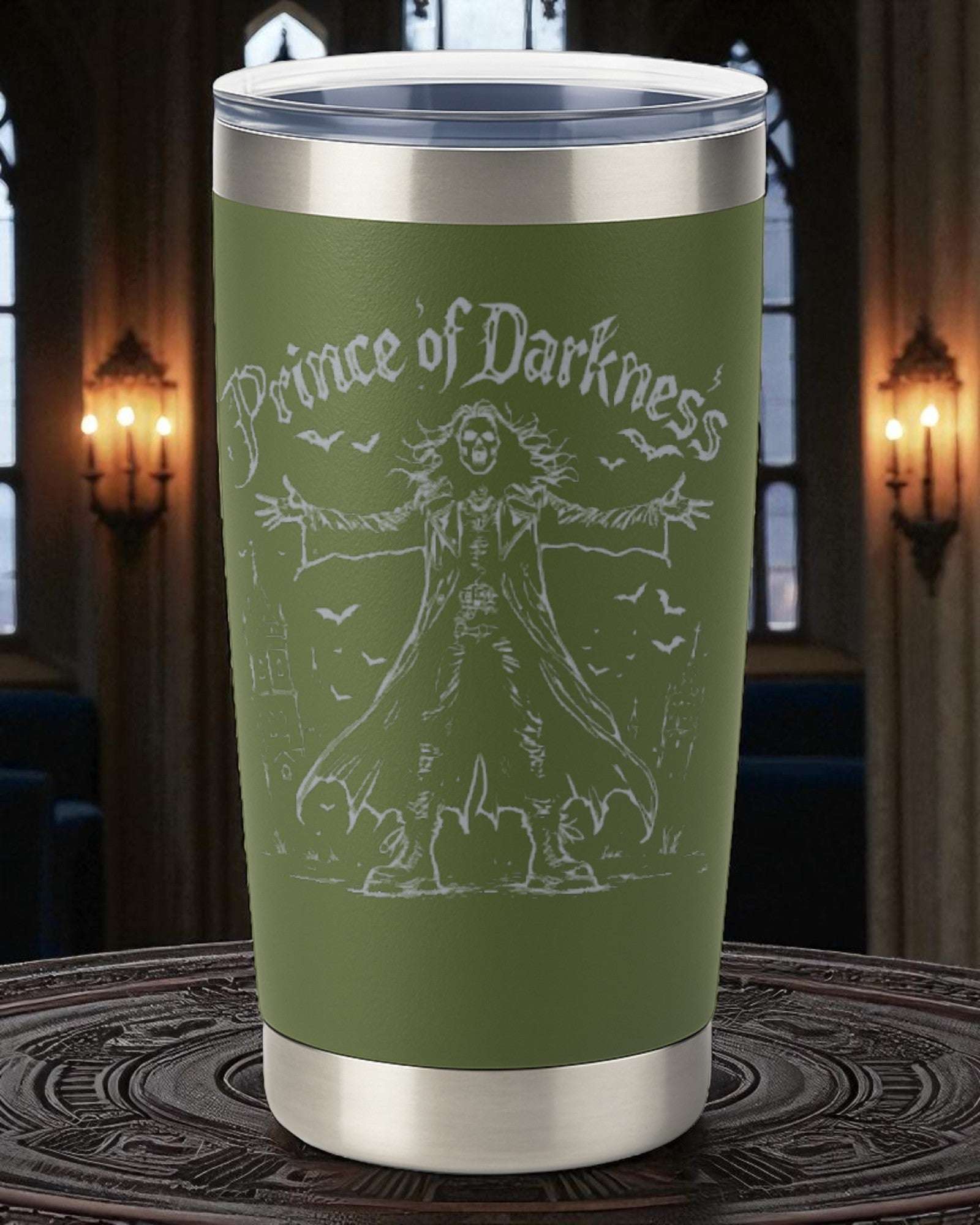 Prince of Darkness – 20oz Engraved Tumbler Ctrl-Alt-Engrave