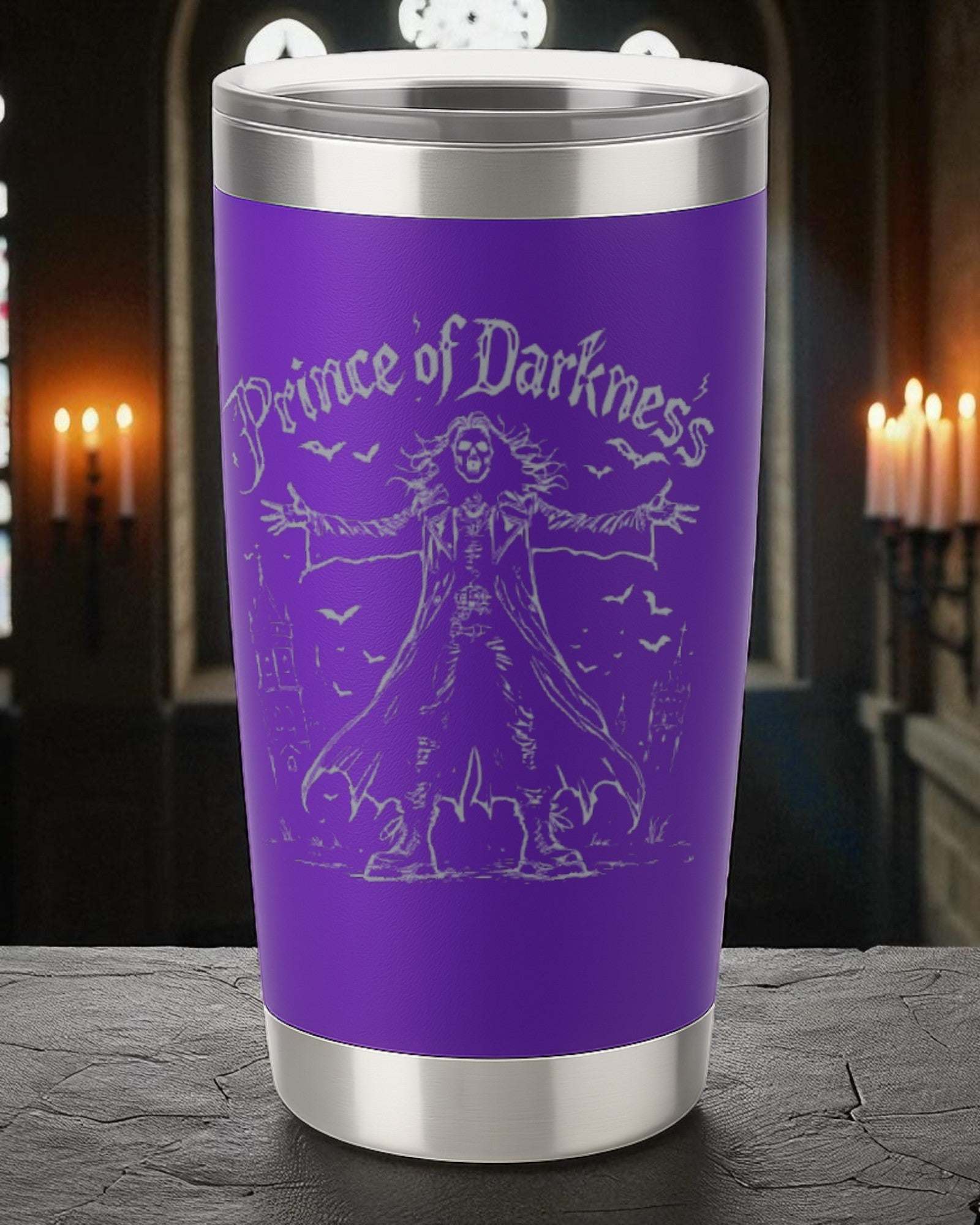 Prince of Darkness – 20oz Engraved Tumbler Ctrl-Alt-Engrave