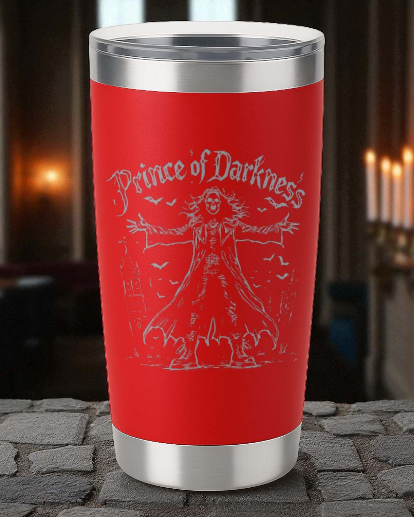 Prince of Darkness – 20oz Engraved Tumbler Ctrl-Alt-Engrave