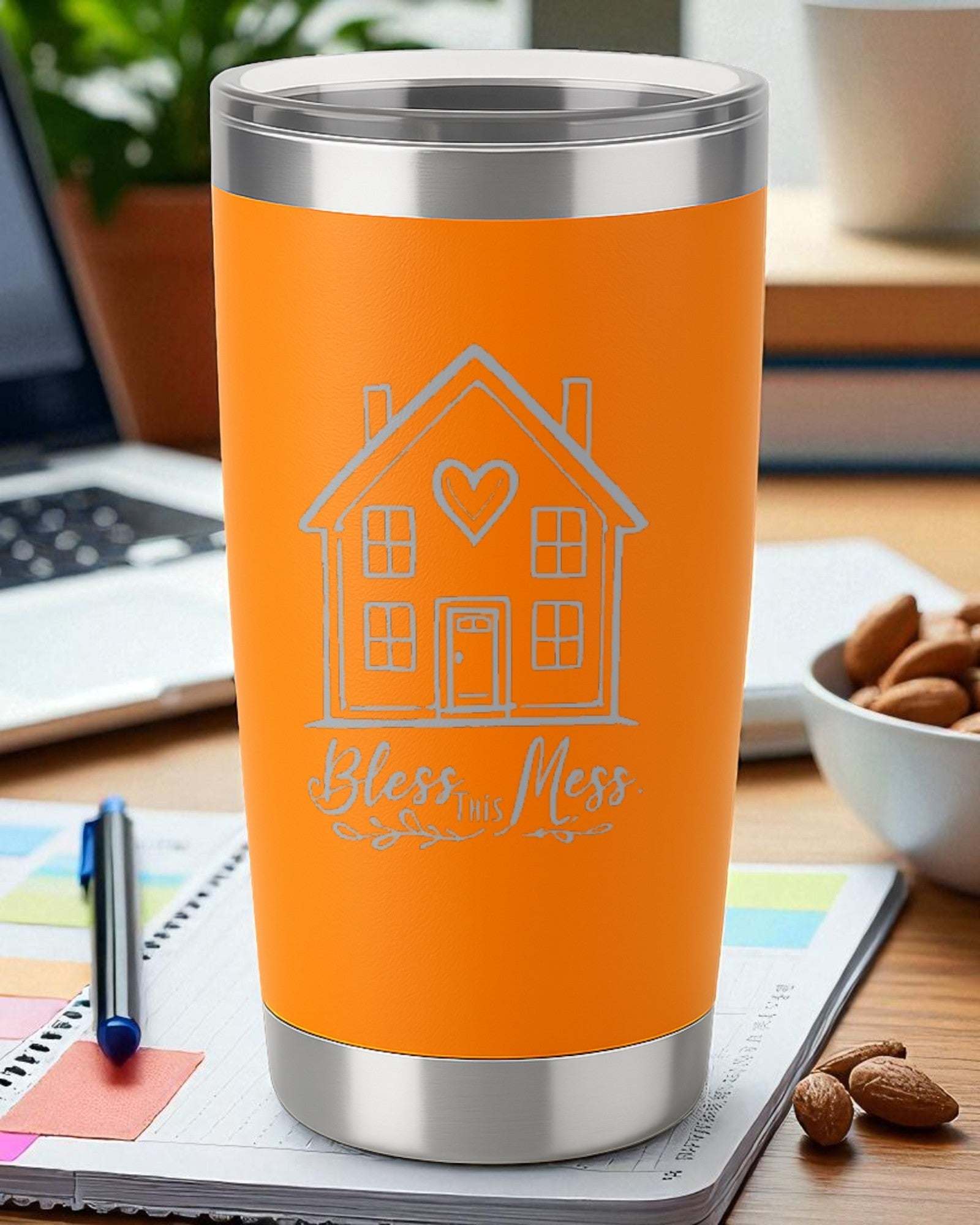 Bless This Mess – Home & Family Tumbler Ctrl-Alt-Engrave