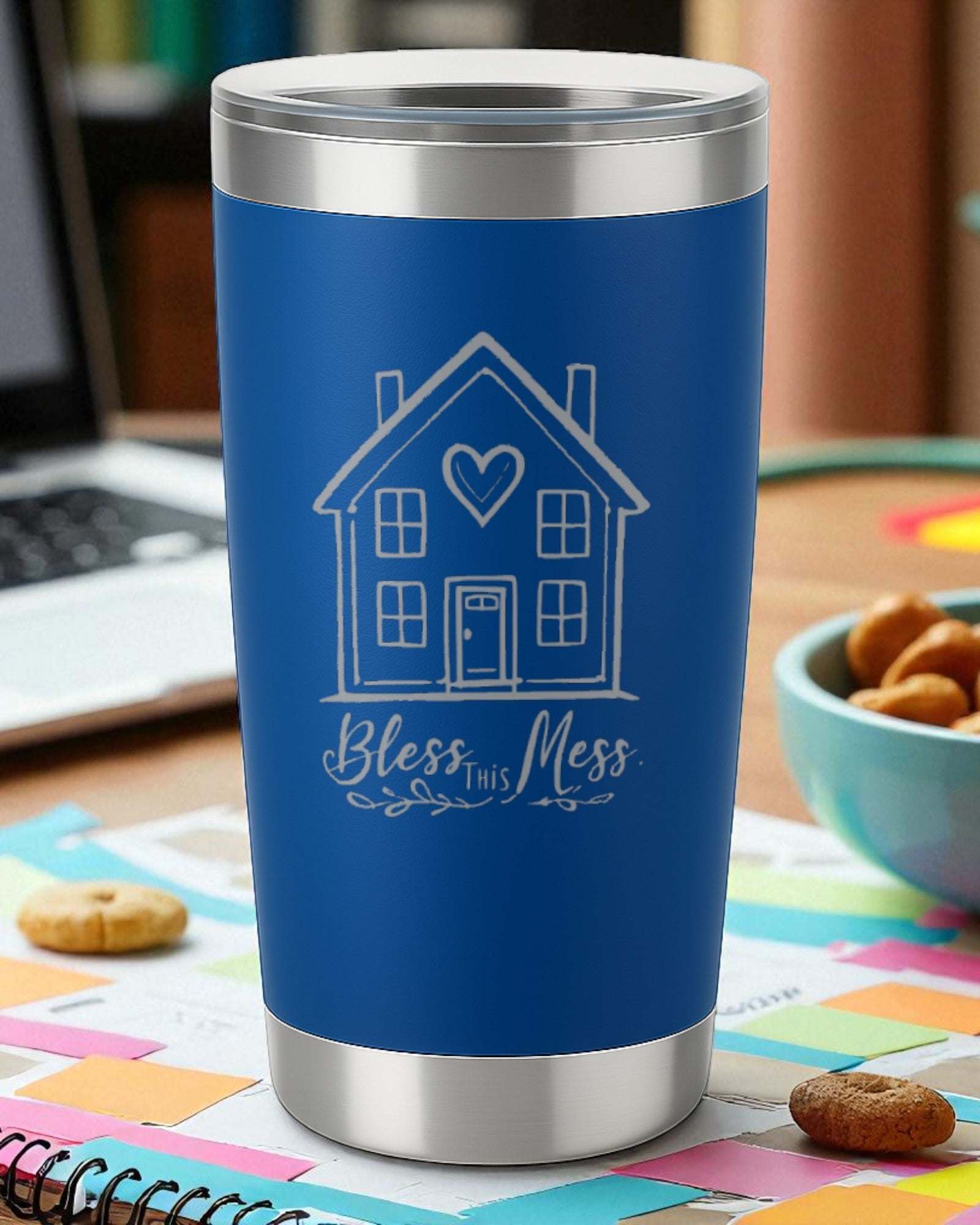 Bless This Mess – Home & Family Tumbler Ctrl-Alt-Engrave