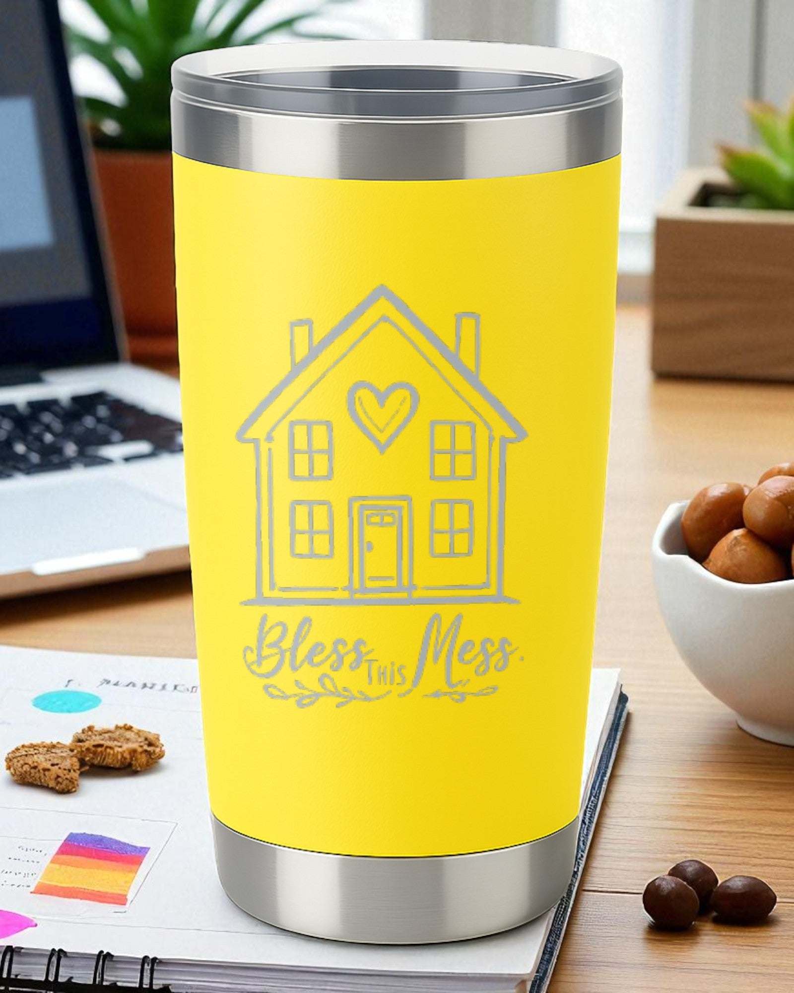 Bless This Mess – Home & Family Tumbler Ctrl-Alt-Engrave