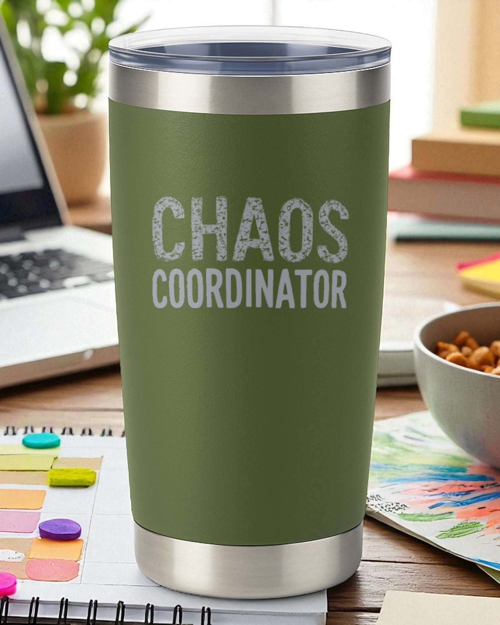 Chaos Coordinator – Boss Life Tumbler Ctrl-Alt-Engrave