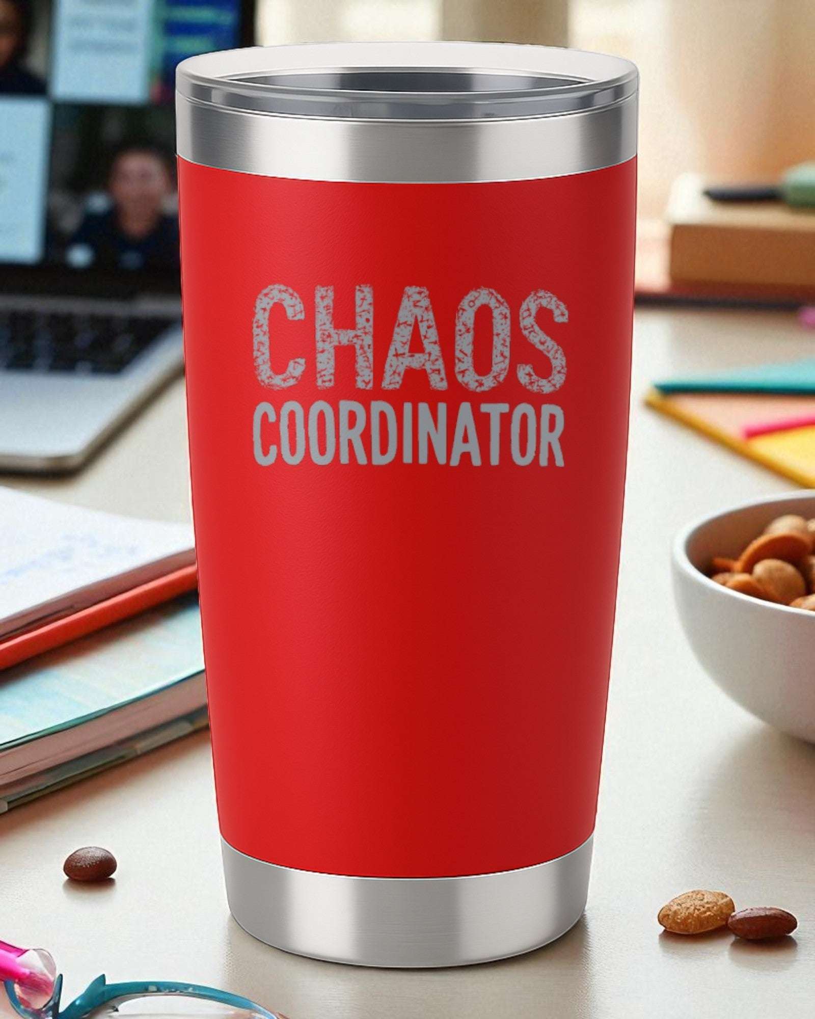 Chaos Coordinator – Boss Life Tumbler Ctrl-Alt-Engrave