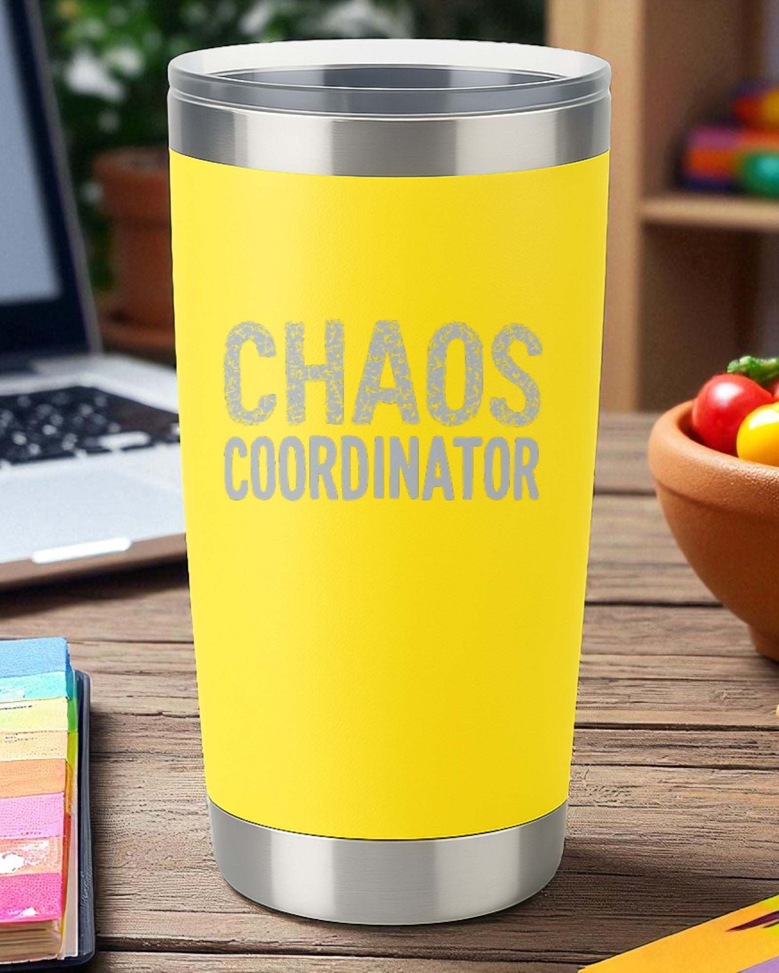 Chaos Coordinator – Boss Life Tumbler Ctrl-Alt-Engrave