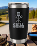BBQ Tumbler – "Grill Sergeant" Ctrl-Alt-Engrave