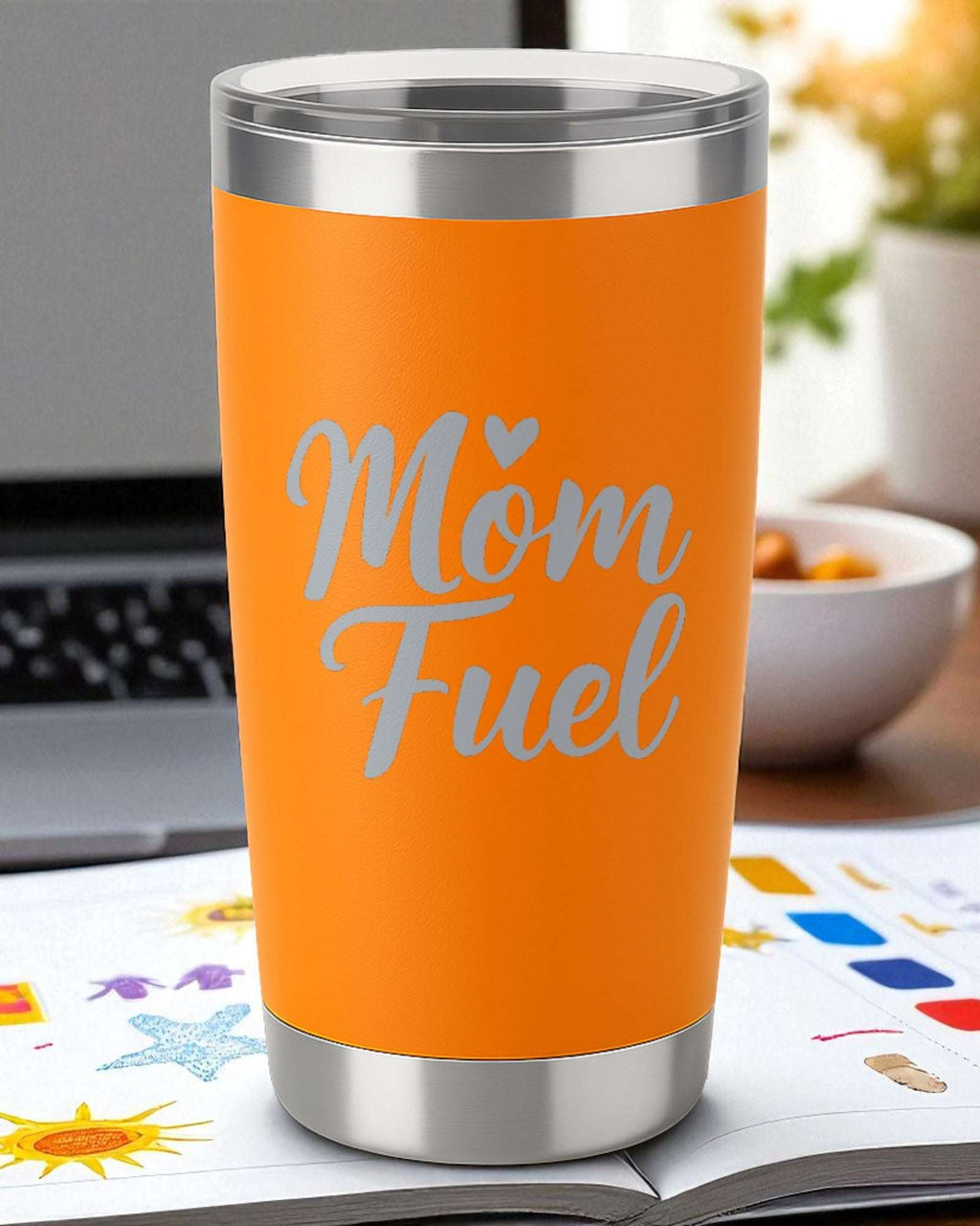 Mom Fuel – Coffee Tumbler for Moms Ctrl-Alt-Engrave