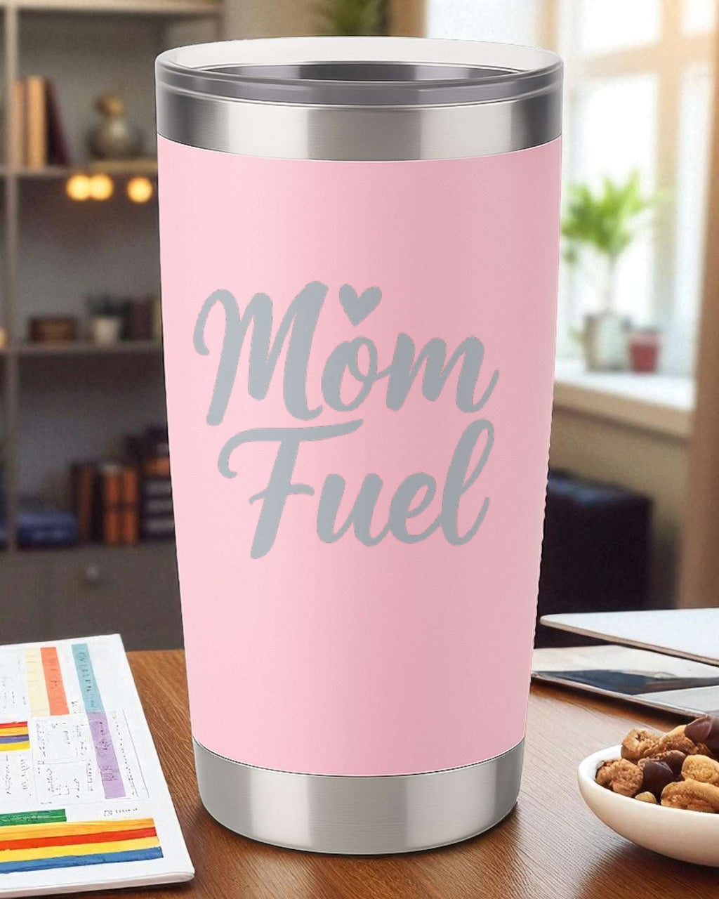 Mom Fuel – Coffee Tumbler for Moms Ctrl-Alt-Engrave