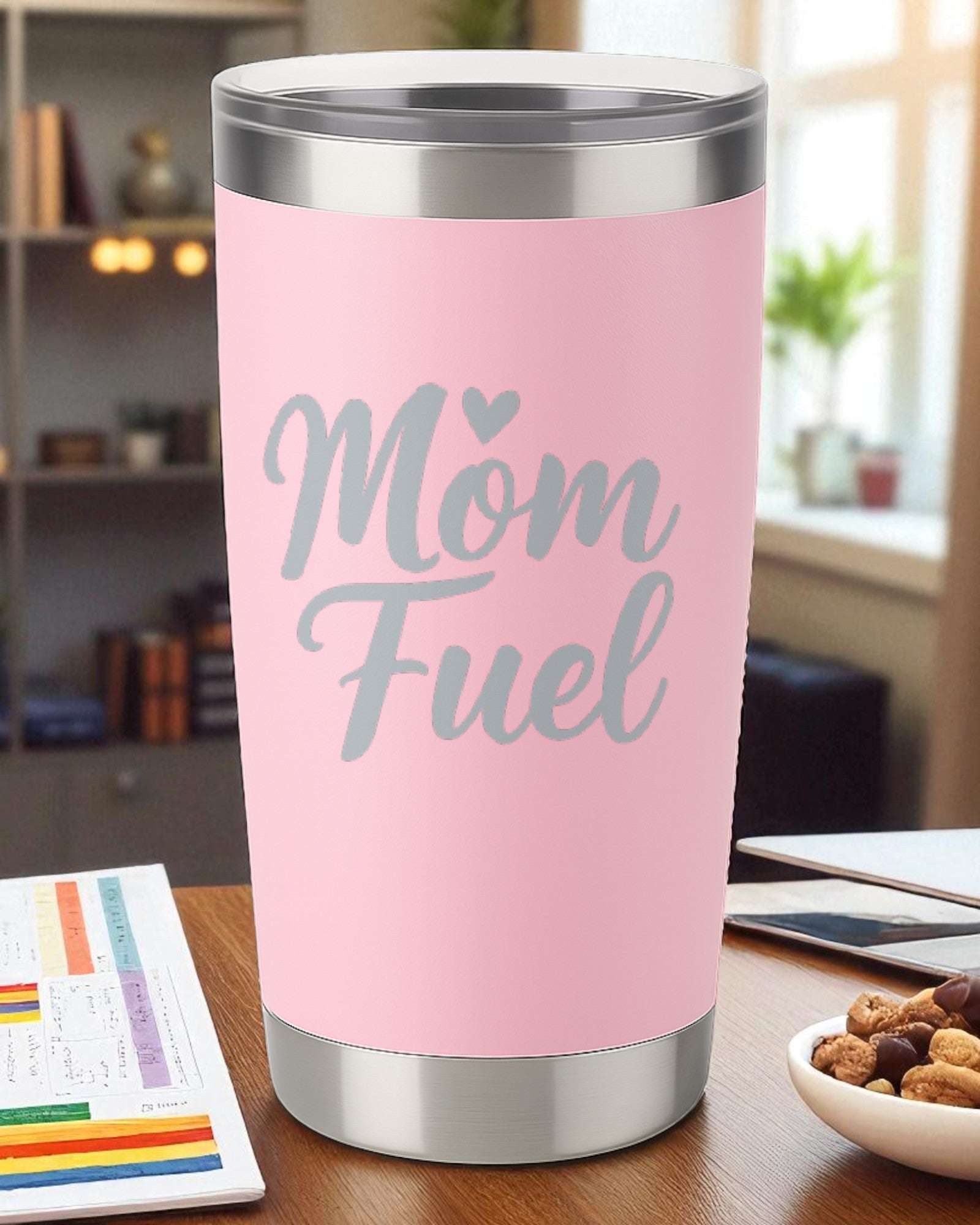 Mom Fuel – Coffee Tumbler for Moms Ctrl-Alt-Engrave
