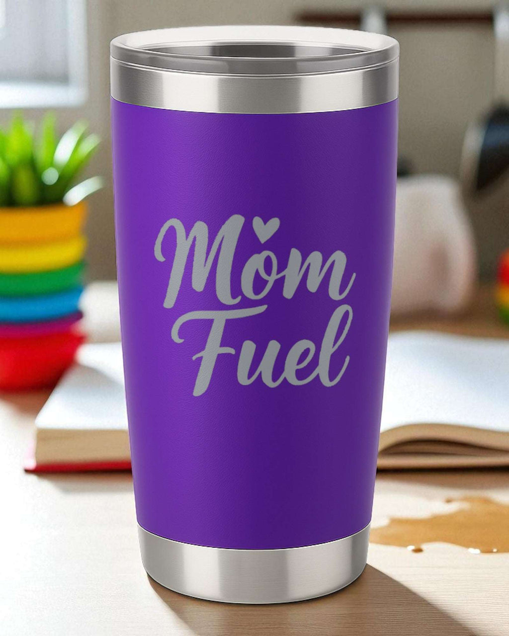 Mom Fuel – Script Edition Engraved Tumbler Ctrl-Alt-Engrave