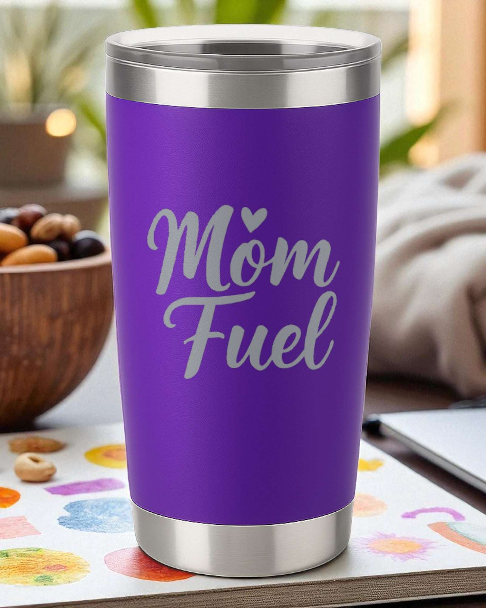 Mom Fuel – Coffee Tumbler for Moms Ctrl-Alt-Engrave