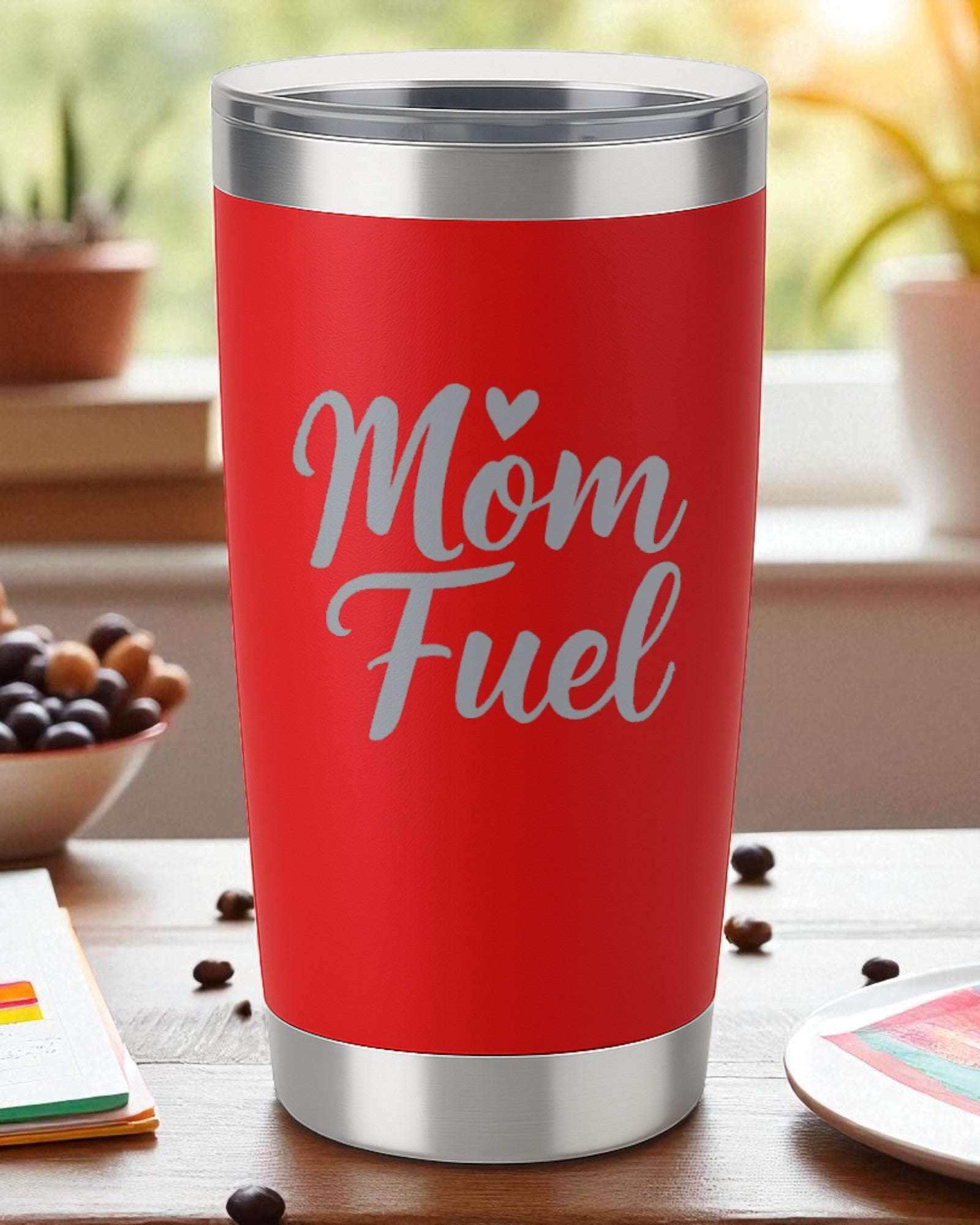 Mom Fuel – Coffee Tumbler for Moms Ctrl-Alt-Engrave