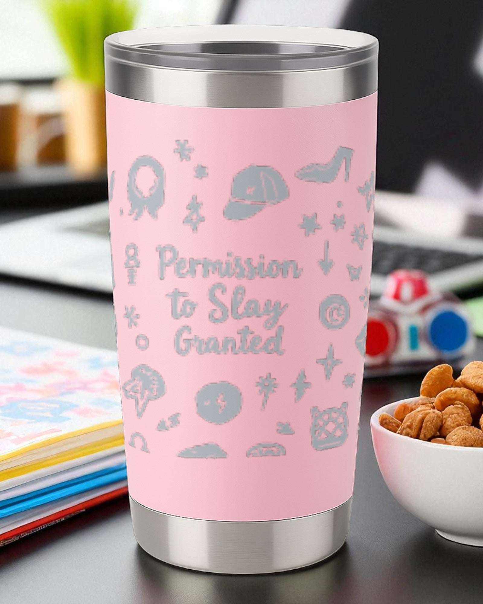 Permission to Slay Granted – Confidence Tumbler Ctrl-Alt-Engrave