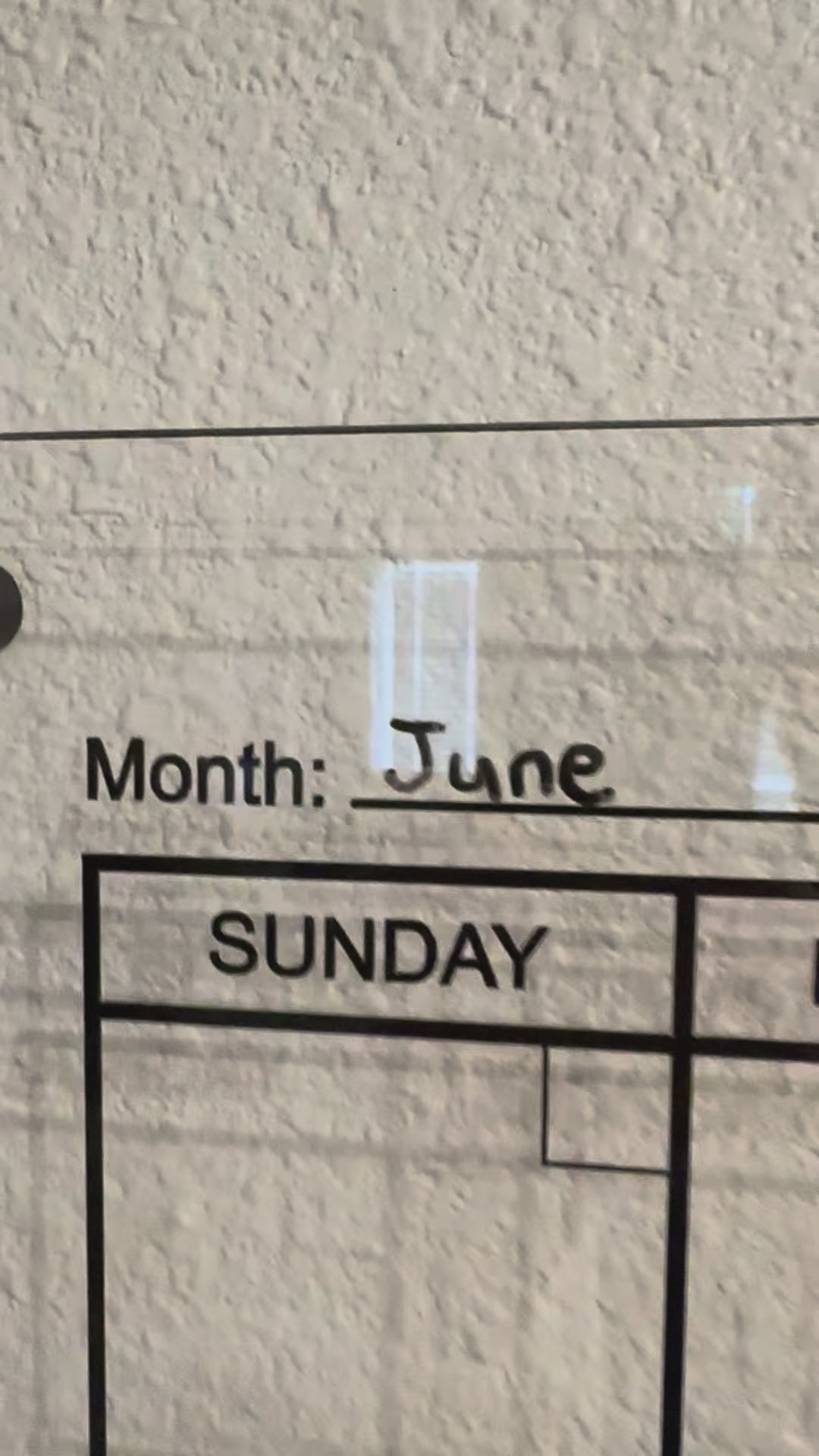 Personalized Acrylic Family Calendar | Custom Wet-Erase Wall Command Center