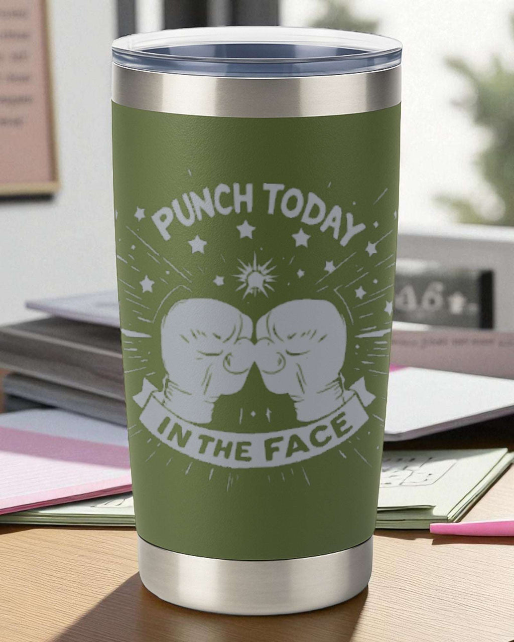 Punch Today in the Face – Kickstart Tumbler Ctrl-Alt-Engrave