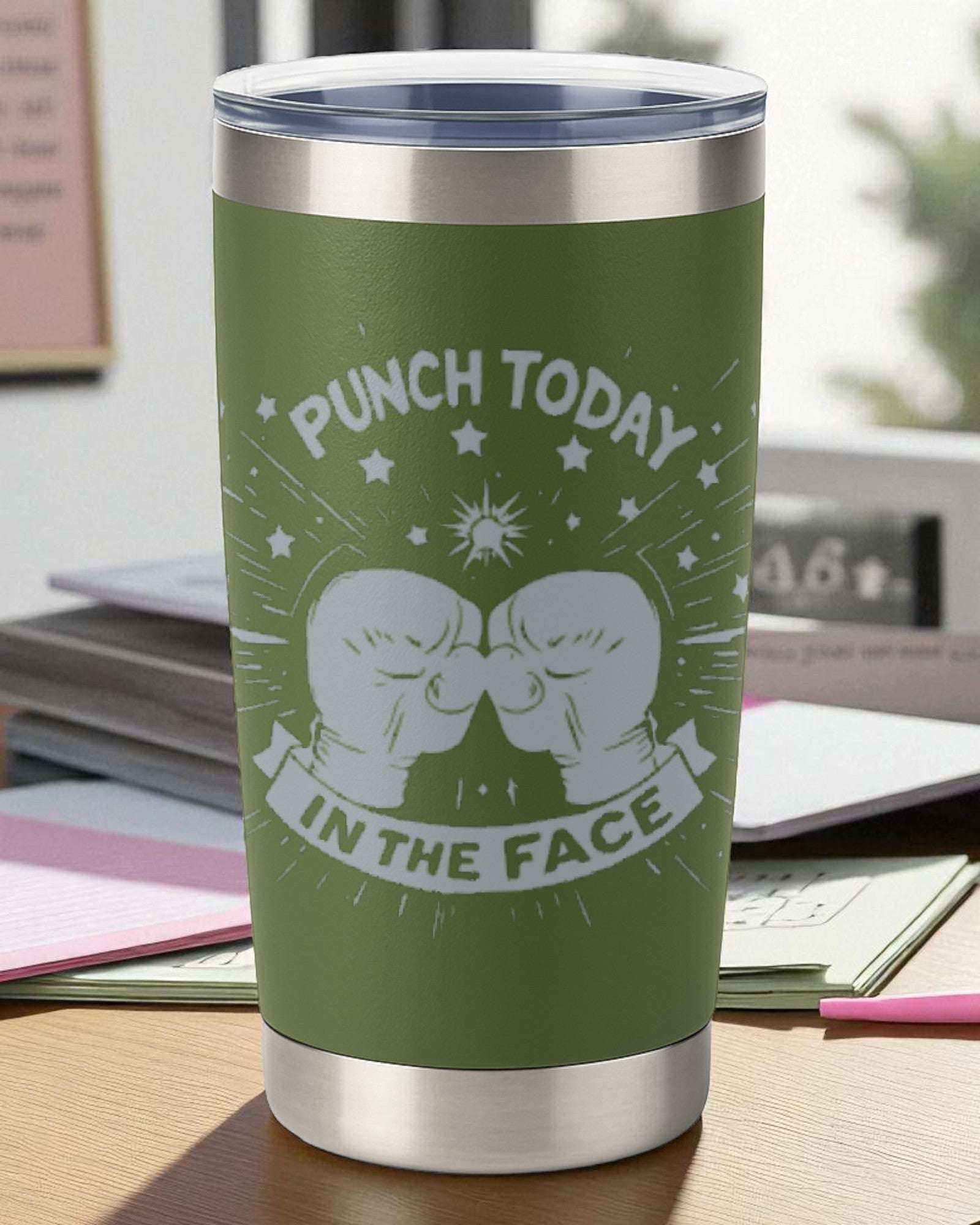 Punch Today in the Face – Kickstart Tumbler Ctrl-Alt-Engrave