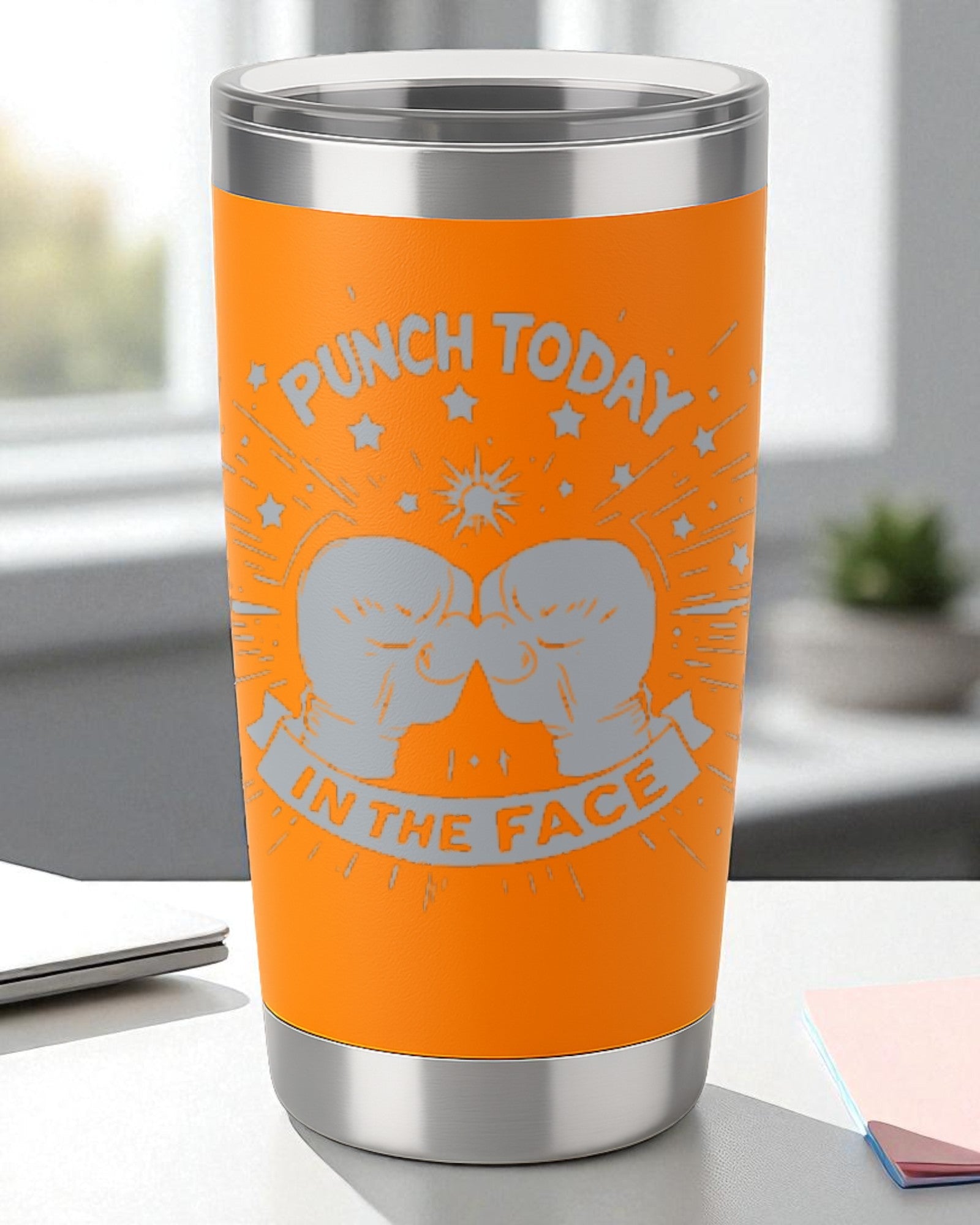 Punch Today in the Face – Kickstart Tumbler Ctrl-Alt-Engrave