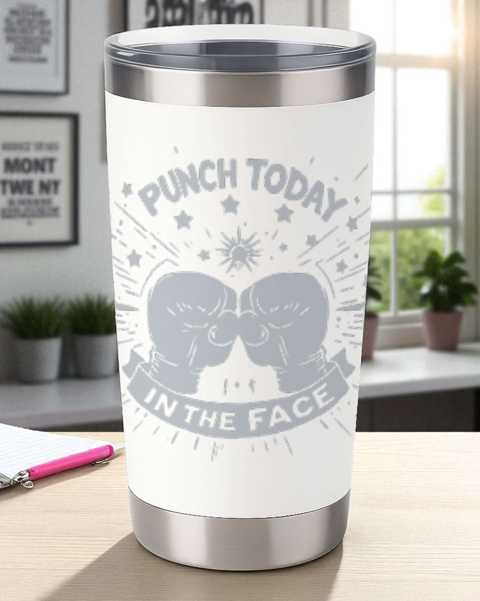 Punch Today in the Face – Kickstart Tumbler Ctrl-Alt-Engrave