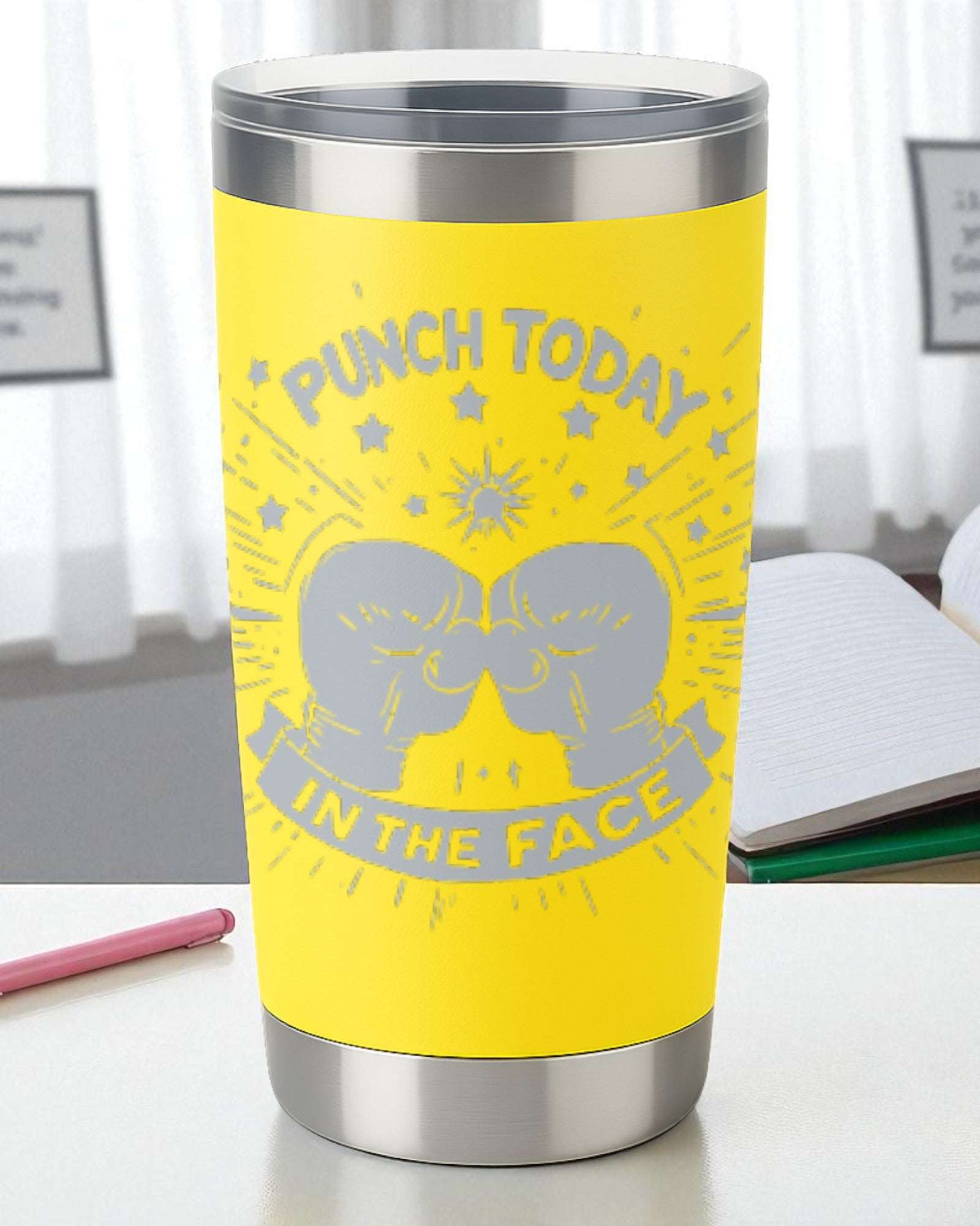 Punch Today in the Face – Kickstart Tumbler Ctrl-Alt-Engrave
